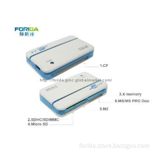 6 in one multi usb Card Reader all in one card reader